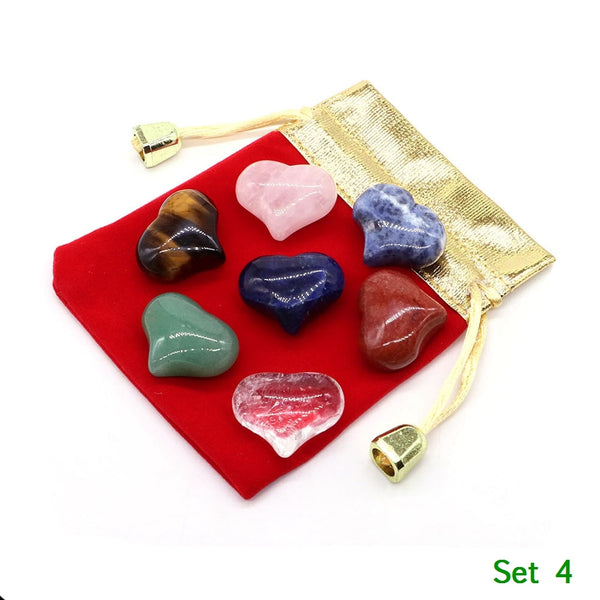 Mixed Crystal Heart Sets-ToShay.org