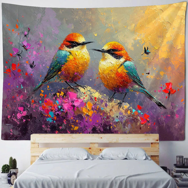 Garden Bird Tapestry-ToShay.org