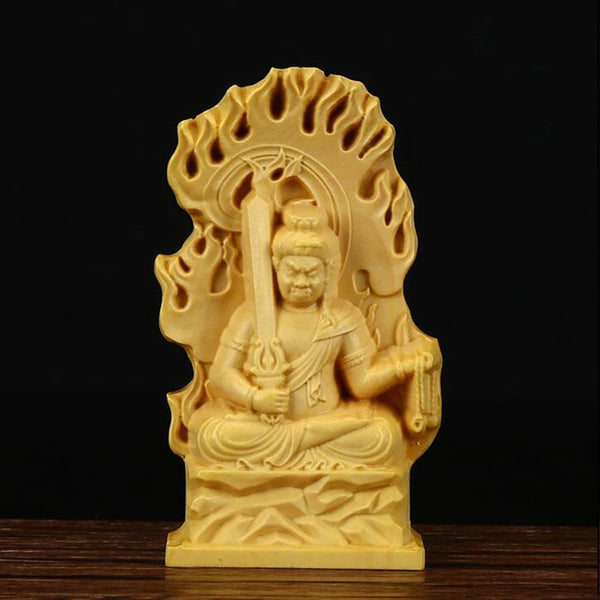 Wood Guan Yin Buddha-ToShay.org