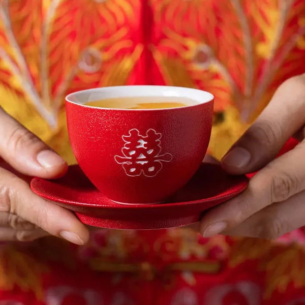 Red Ceramic Tea Sets-ToShay.org