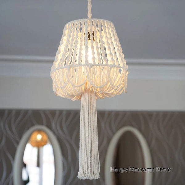 Macrame Lamp Shade-ToShay.org