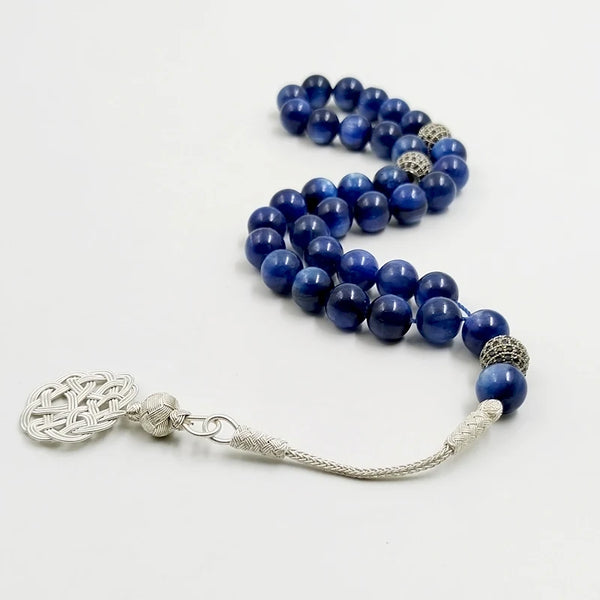 Blue Kyanite Prayer Beads-ToShay.org