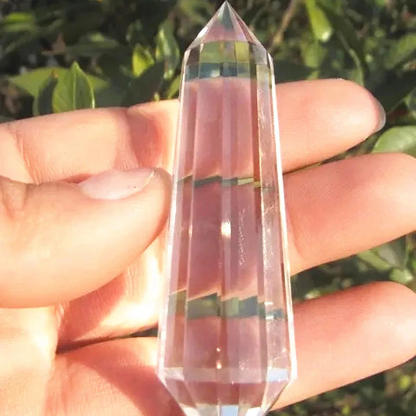 Clear Crystal Quartz Wand-ToShay.org