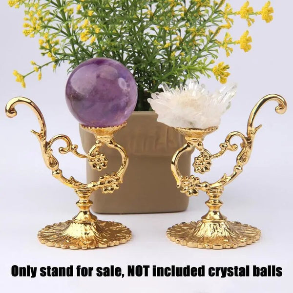 Gold Crystal Ball Stand-ToShay.org