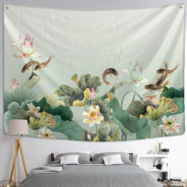 Lotus Art Tapestry-ToShay.org