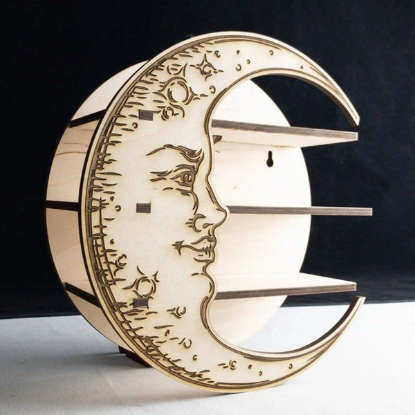 Moon Shelf Wall Rack-ToShay.org