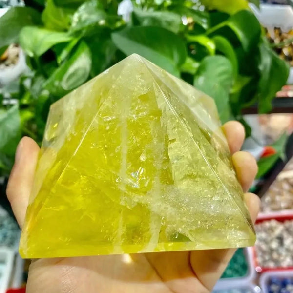 Yellow Quartz Pyramid-ToShay.org