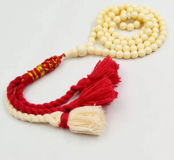 White Prayer Beads-ToShay.org