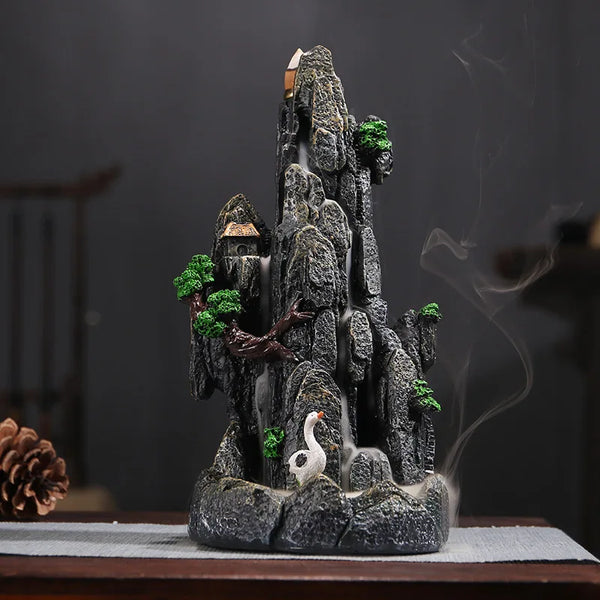 Mountain Backflow Incense Burner-ToShay.org