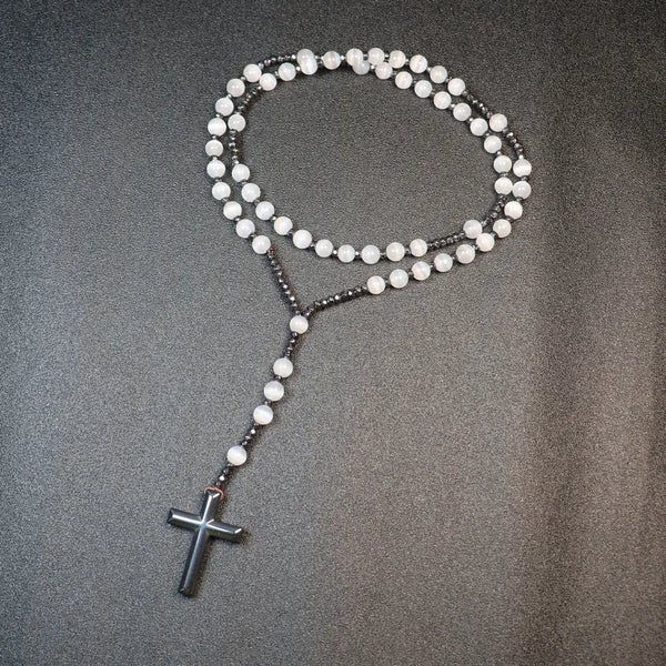 Mixed Quartz Crystal Rosary Beads-ToShay.org