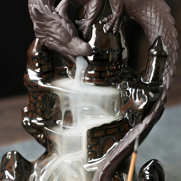 Dragon Waterfall Incense Holder-ToShay.org