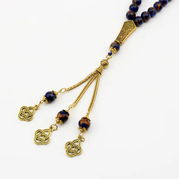 Blue Agate Prayer Beads-ToShay.org