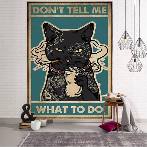 Cat Poster Tapestry-ToShay.org