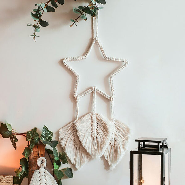 Macrame Moon Wall Hanging-ToShay.org