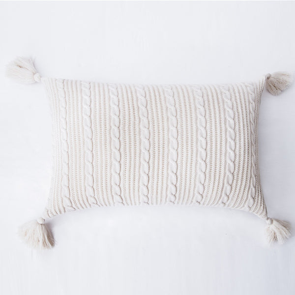 Cable Knit Cushion Cover-ToShay.org