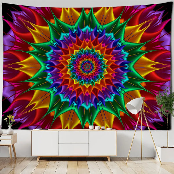 Elephant Mandala Art Tapestry-ToShay.org