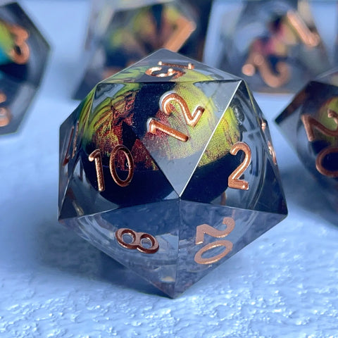 Mixed Crystal Platonic Solid Dice-ToShay.org