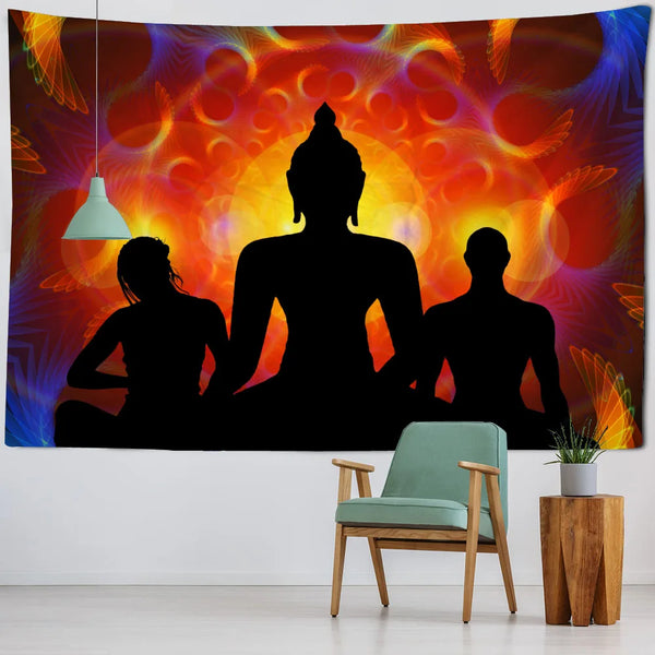 Buddha Meditation Tapestry-ToShay.org