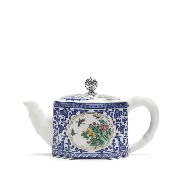 Blue White Porcelain Teapot-ToShay.org