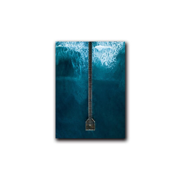 Blue Ocean Wall Art-ToShay.org