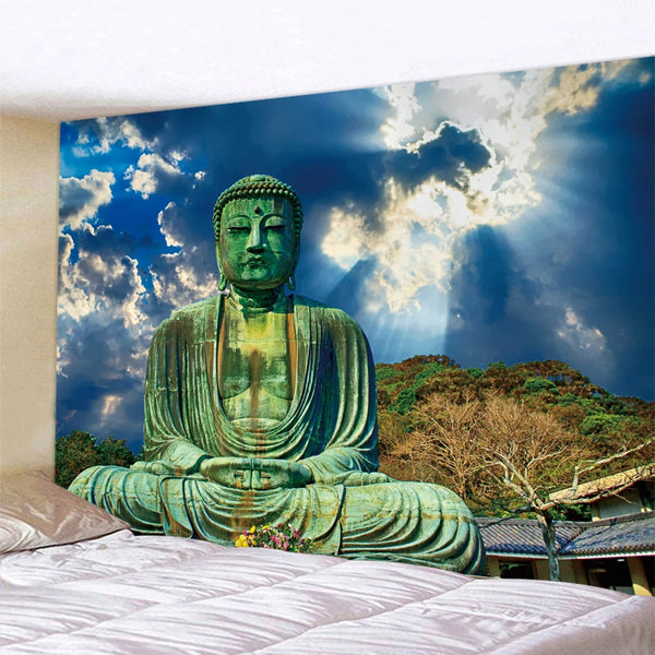 Buddha Meditation Tapestry-ToShay.org