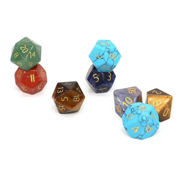 Crystal Platonic Solid Dice-ToShay.org