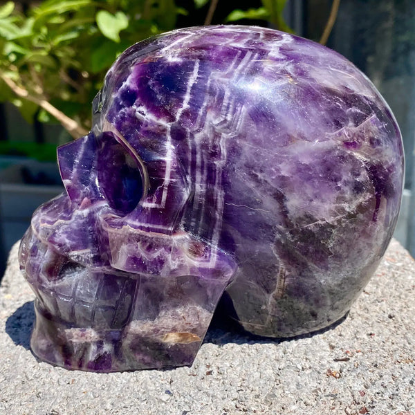 Purple Dream Amethyst Skull-ToShay.org