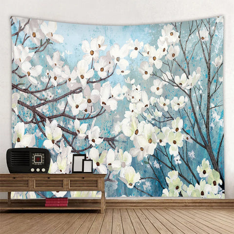 Flower Art Tapestry-ToShay.org