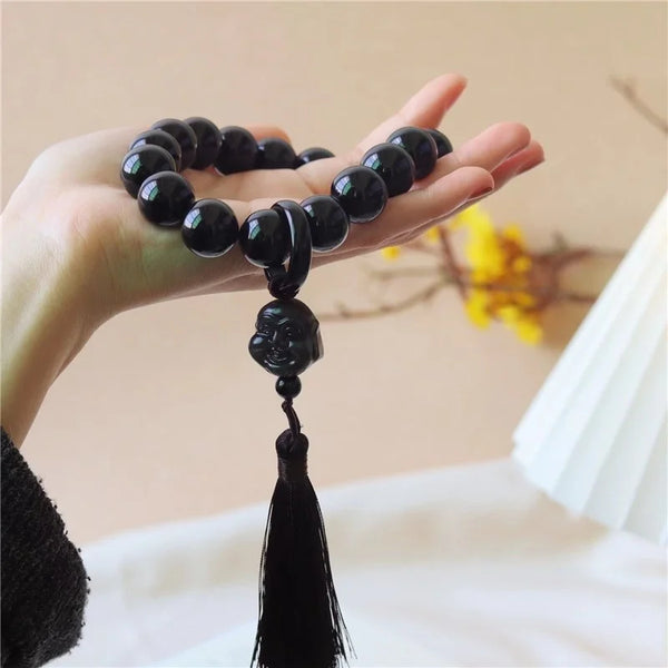 Black Obsidian Prayer Beads-ToShay.org