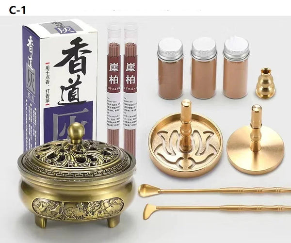 Brass Incense Burner Set-ToShay.org