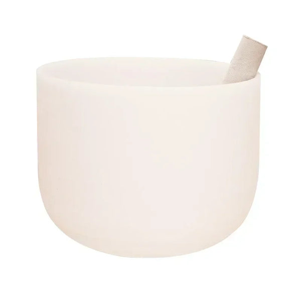 White Frosted Crystal Bowl-ToShay.org