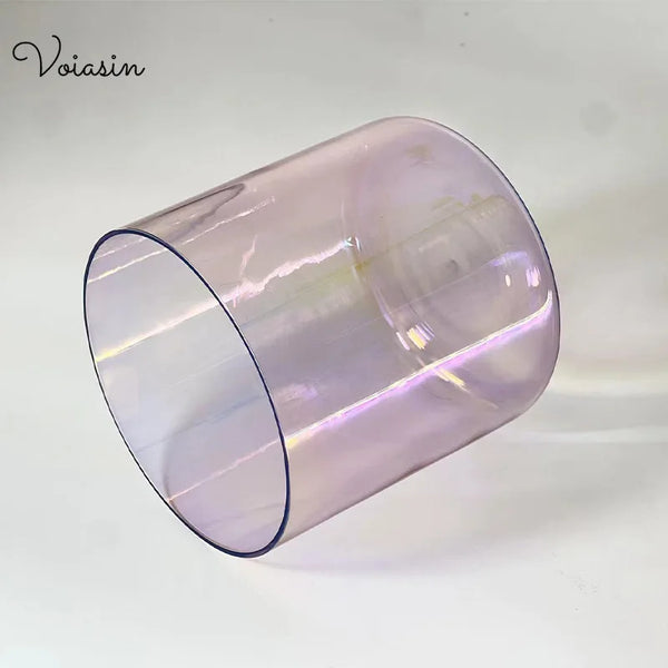 Purple Clear Crystal Bowl-ToShay.org