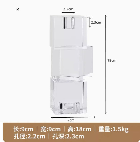 Crystal Candlestick Holders-ToShay.org