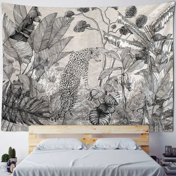 Jungle Animal Art Tapestry-ToShay.org