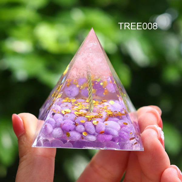 Energy Tree of Life Orgonite Pyramid-ToShay.org