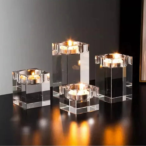 Glass Candle Holder-ToShay.org