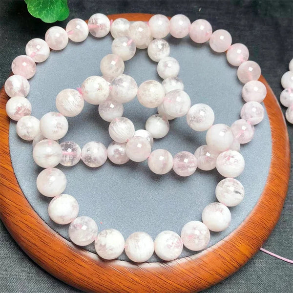 Pink Snowflake Quartz Bracelet-ToShay.org