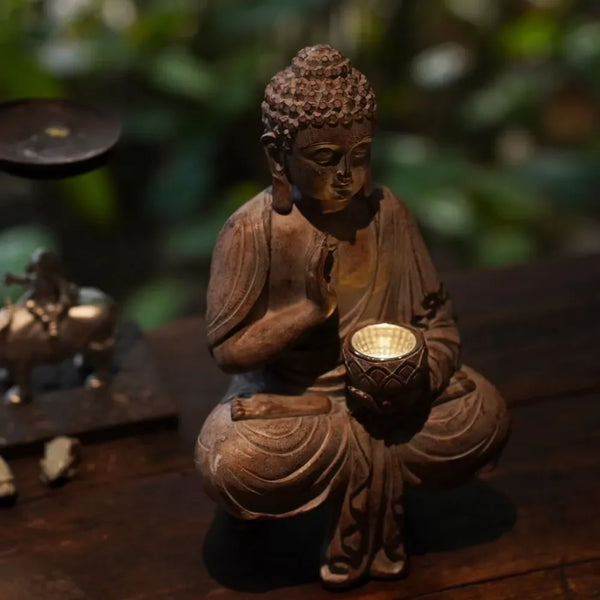 Buddha Statue Solar Lights-ToShay.org