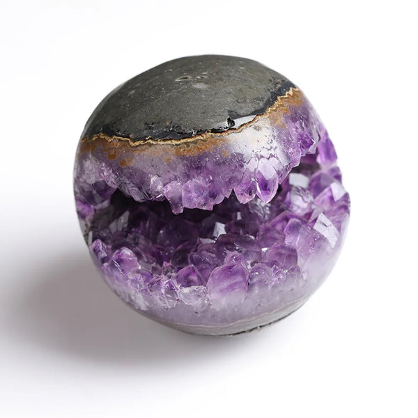 Purple Amethyst Geode Ball-ToShay.org