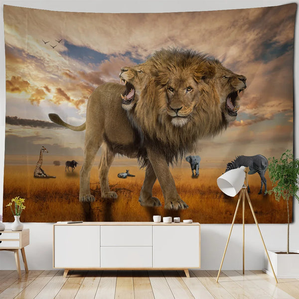 Lion Art Tapestry-ToShay.org