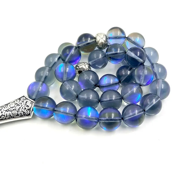 Blue Crystal Prayer Beads-ToShay.org