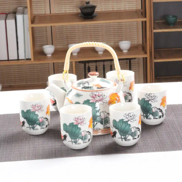 Glazed Ceramic Tea Set-ToShay.org