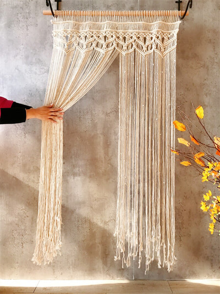 Macrame Curtain Tapestry-ToShay.org