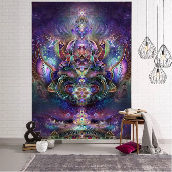 Psychedelic Art Tapestry-ToShay.org