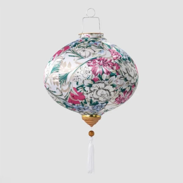 Flower Print Cloth Lantern-ToShay.org