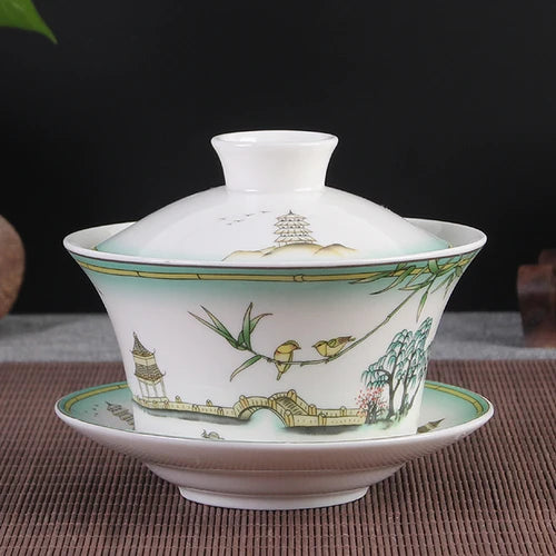 Gaiwan Ceramic Tea Tureen-ToShay.org