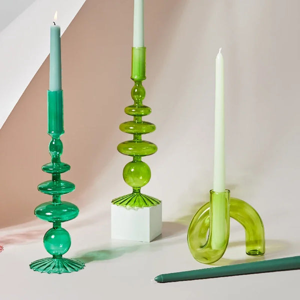 Glass Candle Holder-ToShay.org