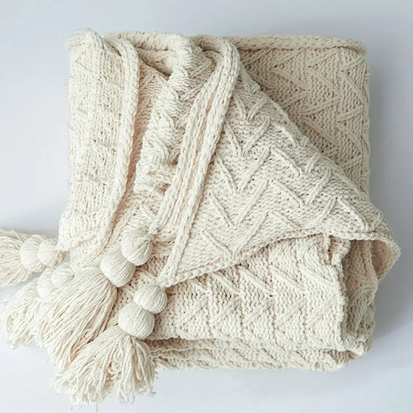 Woven Chenille Blanket-ToShay.org