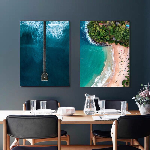 Blue Ocean Wall Art-ToShay.org