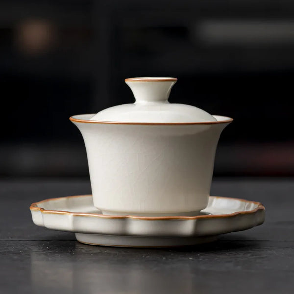 Gaiwan Crackle Glaze Tea Tureen-ToShay.org